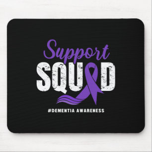 Demenz-Bewusstseins-Unterstützungstrupp trägt lila Mousepad