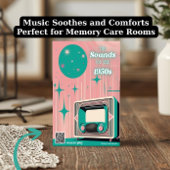 Demenz Karte "Wir denken an Dich" mit Musik-QR-Cod