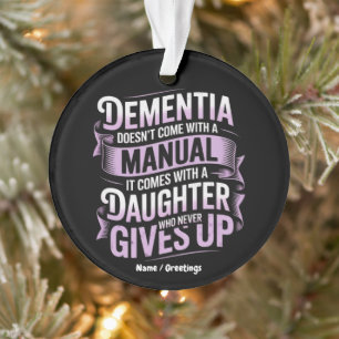 Demenz kommt nicht mit manueller Alzheimer-Behandl Ornament