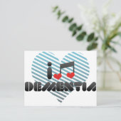 Demenzfan Postkarte (Stehend Vorderseite)