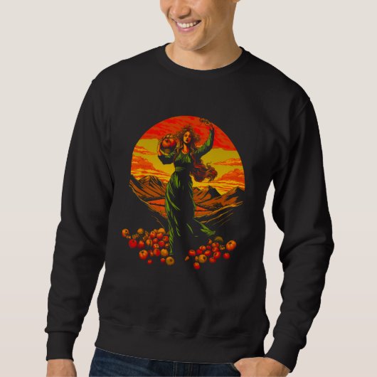 Demeter Greek Mythology Goddess of Harvesting Sweatshirt (Vorderseite)