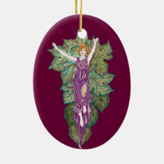 Demeter Muttergöttin Keramikornament (Hinten)