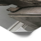 Demeter, Statue von Knidos, Kleinasien, c.350BC Poster (Ecke)