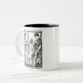 Demeter und Persephone Zweifarbige Tasse (Vorderseite Links)