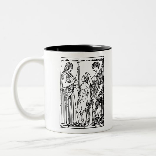 Demeter und Persephone Zweifarbige Tasse (Links)
