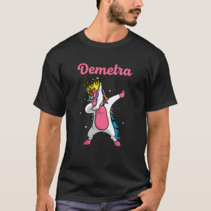 DEMETRA Name Personalisiert Geburtsdatum Dabbing U T-Shirt