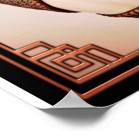 Demetre Chiparus Art Deco Poster (Ecke)