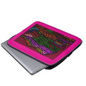 Demetry Gott der Blätter Laptopschutzhülle (Vorne Knopf)