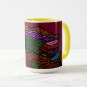 Demetry Gott der Blätter Tasse (VorderseiteRechts)