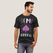 Demi Godess Asexual Demisexual LGBTQ Funny Ace T T-Shirt (Vorne ganz)