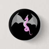 Demi-Mädchen Drache-Knopf Button (Vorderseite)