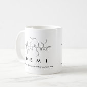 Demi Peptid-Namen-Tasse Kaffeetasse (Vorderseite Links)