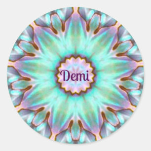DEMI ~ Personalisierte Paua Muschel Sticker ~