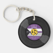 Demi Platten Demisexual Prix Vinyl LGBTQ Schlüsselanhänger (Vorderseite)