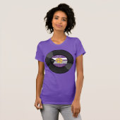 Demi Platten Demisexual Prix Vinyl LGBTQ T-Shirt (Vorne ganz)