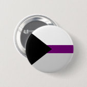 Demi-sexueller Flaggenknopf Button (Vorne & Hinten)