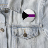 Demi-sexueller Flaggenknopf Button (Beispiel)