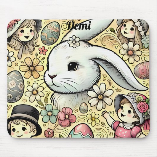 DEMI ~ Vintage Ostern ~ Mousepad (Vorne)