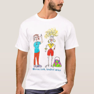 demi_W_betty_Paint, unterschiedlicher Blick, T-Shirt