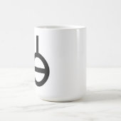 Demiagender Third Gender Gendersymbol Kaffeetasse (Mittel)