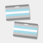 DemiBoy Flag Ausweis (Vorder- & Rückseite)