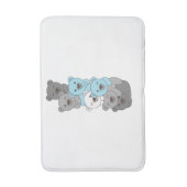 Demiboy Flag Pride Lgbtq Niedlich Bärenstapel Badematte (Vorderseite Vertikal)