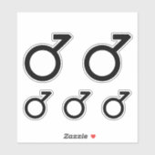 Demiboy Gender Symbol Aufkleber (Blatt)