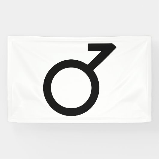 Demiboy Gender Symbol Banner (Horizontal)