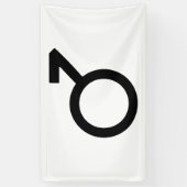 Demiboy Gender Symbol Banner (Vertikal)