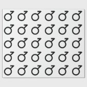 Demiboy Gender-Symbol Geschenkpapier (Flach)