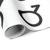Demiboy Gender-Symbol Geschenkpapier (Rolleneckpunkt)