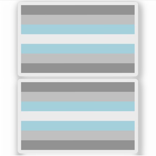 Demiboy Pride Aufkleber (Vorderseite)