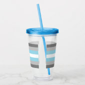 Demiboy Pride Flag Acryltrinkbecher (Links)