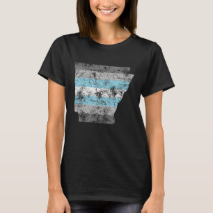 Demiboy Pride Flag Arkansas Shape Vintag Demiboy T-Shirt