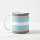 Demiboy Pride Flag Kaffeetasse (Links)