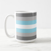 Demiboy Pride Flag Kaffeetasse (Links)