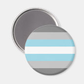 Demiboy Pride Flag Magnet (Vorderseite/Rückseite)