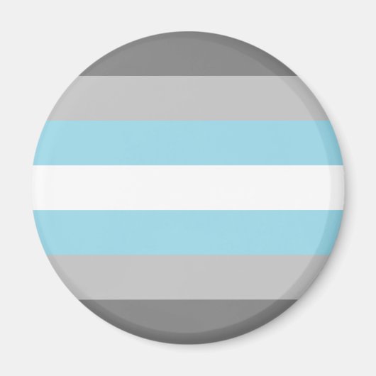 Demiboy Pride Flag Magnet (Vorne)