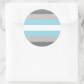 Demiboy Pride Flag Runder Aufkleber (Tasche)