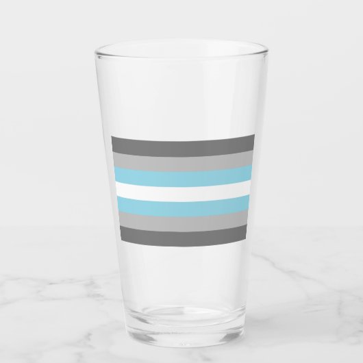 Demiboy Pride Glas (Vorderseite)