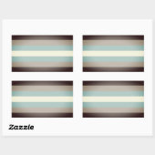 Demiboy Pride Rechteckiger Aufkleber (Blatt)