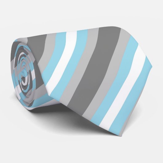 DemiBoy Stripes | Demi Pride Krawatte (Gerollt)