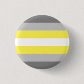 Demigender Pride Flag Button (Vorderseite)