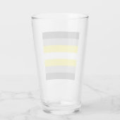 Demigender Pride Flag Glas (Rückseite)