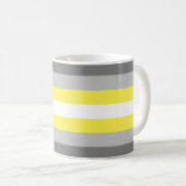 Demigender Pride Flag Kaffeetasse (VorderseiteRechts)