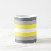 Demigender Pride Flag Kaffeetasse (Mittel)
