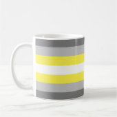 Demigender Pride Flag Kaffeetasse (Links)