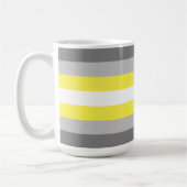 Demigender Pride Flag Kaffeetasse (Links)
