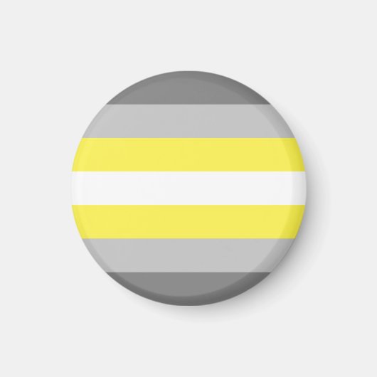 Demigender Pride Flag Magnet (Vorne)