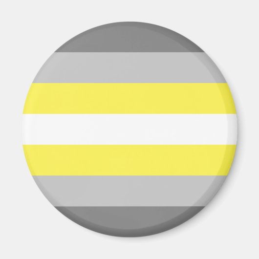 Demigender Pride Flag Magnet (Vorne)